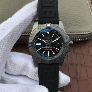ساعة GF Factory Breitling Avenger II World Time Watch Tape الرجالية الميكانيكية