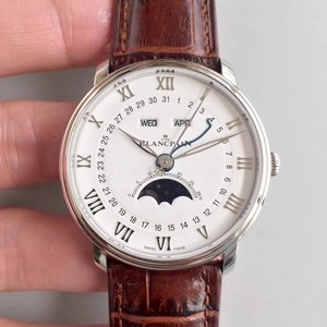 om nyt produkt Blancpain villeret klassiske serie 6654 månefase vise den højeste version af uret på markedet hvid model
