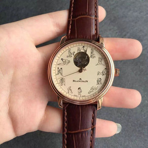 Den nye Blancpain Erotica ur er produceret af MK fabrik, størrelse 38x11.5mm
