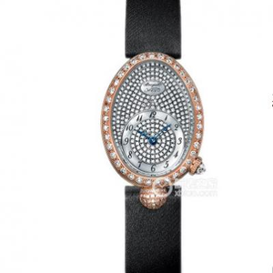 Opgraderet version af Breguet Queen of Napoli 8928BR/8D/844/DD0D damer se mor-of-pearl ansigt diamant damer ur