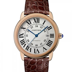 Cartier London Series Mekanisk Mænds Watch Belt Gold Sag