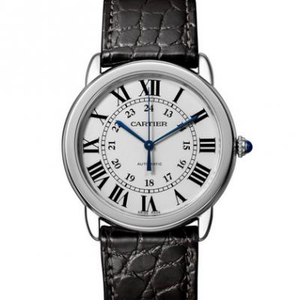 Re-indgraveret Cartier London Series WSRN0013 mekanisk mandlige ur