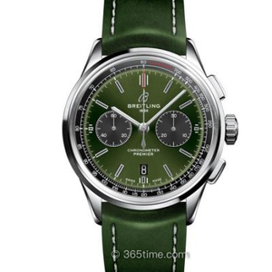 Breitling Premier B01 Kronograf ur, automatisk mekanisk kronograf bevægelse, koskind Rem, Herreur