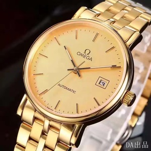 DA fabrikken Omega Diefei simple 18K guld udstyret med importeret 9015 bevægelse mekanisk mandlige ur