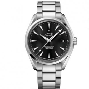kw Omega Seamaster 150M Serie 231.10.42.21.01.003 Sort Ansigt Hvid Ding / Black Face Red Needle 8500 Automatisk Mekanisk Mand