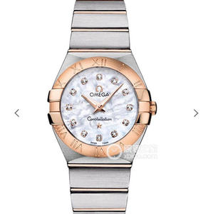 3s Omega Constellation Series 27 Kvarts Dameur med Fritillary romerske Ring 3s Omega Constellation Series 27 Kvarts Dameur med Fritillary romerske Ring