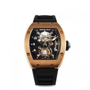 JB Richard Mille RM001 True Tourbillon opgraderet herreur gummistrem Tourbillon bevægelse.