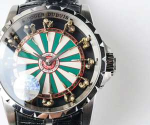 top replika Roger Dubuis RDDBEX0398 mænds mekaniske ur top en til en replika (platin model) .