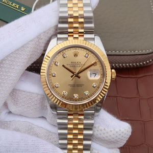 Evergreen fabrikken replika Rolex Datejust serie 126333 mænds mekaniske ur 18k guld