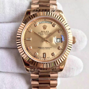 Rolex (Rolex) Day-Date New Rose Gold Mænds Mekanisk Watch