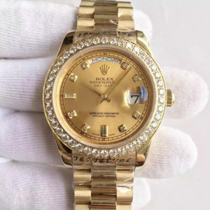 Rolex (Rolex) Day-Date Nye Mænds Automatisk Mekanisk Watch romertal 218348A-82318 Watch