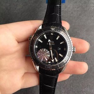 v6 Omega Ocean Universe Series Black Plate Damer Mekanisk Watch