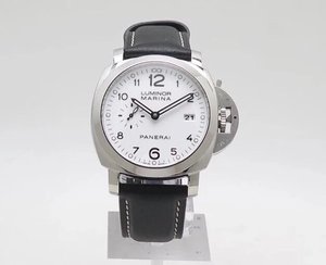 VS fabrik Panerai Pam00499 mænds mekaniske ur hvid plade.