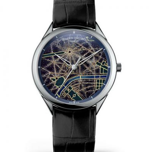 Top høj efterligning Vacheron Constantin Art Master Series 86222/000G-B104 City Map Mænds Watch