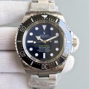 [N Fabrik V7-version] Rolex Deep Sea DEEPSEA Blue Black Gradient Ghost King 116660-Top Genudgivelse Watch