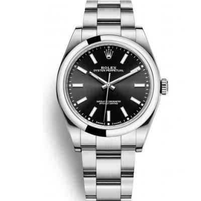 AR Factory Rolex 114300-0005 Oyster Perpetual Series 39mm Diameter Mænds Mekanisk Watch - Klik på billedet for at lukke