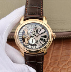 V9 Audemars Piguet Millennium Serie 15350 Modelle fangen gerade erst an Schöne und langlebige Uhr V9 zögert nicht, viel Gold und originale Herrenuhr mit offener Form zu bezahlen.