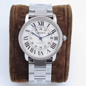 ZF Cartier (London Serie) W670101 ultradünner Klassiker, Herrenmechanische Uhr, römische Ziffern
