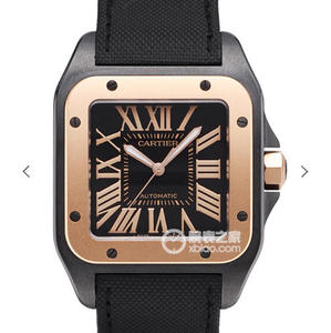 RB Cartier Santos Black Knight Die stärkste Top Replik Santos Uhr auf dem Markt Nylon Armband
