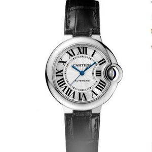 v6 fabrik Cartier blauer ballon W6920085 damen mechanische uhr (33mm).