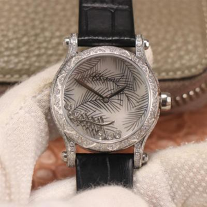 Chopard HAPPYSPORT Serie Damen Uhr Happy Diamant Serie Damen Uhr Lederarmband automatische mechanische Bewegung Chopard HAPPYSPORT Serie Damen Uhr Happy Diamant Serie Damen Uhr Lederarmband automatische mechanische Bewegung