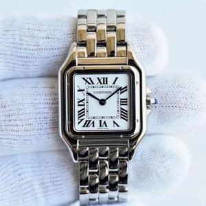 GF stärkste weibliche Uhrenserie?? Cartier Cheetah Panthére de Cartier Edelstahl Armband Quarzwerk Damenuhr