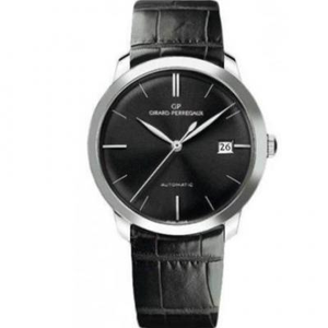 FK Girard Perregaux 1966 Serie 49525 Herren Mechanische Uhr Schwarze Platte FK Girard Perregaux 1966 Serie 49525 Herren Mechanische Uhr Schwarze Platte