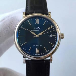 mk Fabrik IWC Batofino Serie Herren mechanische Uhr blaues Gesicht