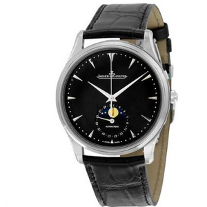 Jaeger-LeCoultre 1368470 klassische Monduhr Stahlgürtel Herren mechanische Uhr.