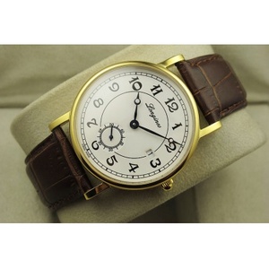 Schweizer Uhr Longines Herren Uhr Master Serie Herren mechanische Uhr L4.785.8.73.2 18K Gold mit Kalender Schweizer Uhr