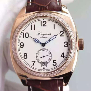 Longines L2.794.4.53.0 Retro Traditional Series Automatisches mechanisches Quadrat.