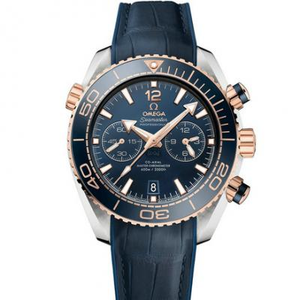 OM-Fabrik Re-enacted Omega Seamaster 215.23.46 Die höchste Version des Ozean-Universum-Chronographen.