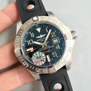 GF Factory Breitling Super Avenger Preis GF Breitling Avenger II A3239011 blaue Platte Herren automatische mechanische Uhr