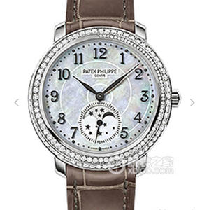 KG Fabrik Replik Patek Philippe Komplikation Serie 4968 Damenuhr eingelegt mit Swarovski Diamanten manuelle mechanische Uhr
