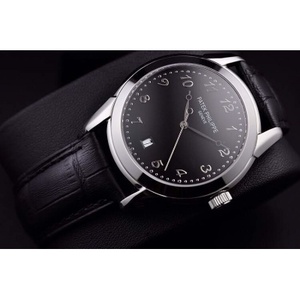 Schweizer Uhrwerk hohe Imitation von Patek Philippe Swiss Original ETA2824-2 Uhr 3 8 Hong Kong montiert boden-boden Herrenuhr.