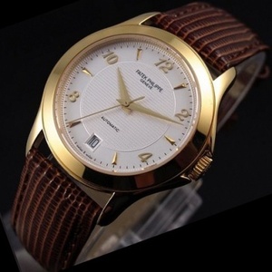 Schweizer Patek Philippe Luxus 18K Gold automatische mechanische Rücken Herrenuhr Schweizer Uhr