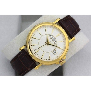 Schweizer Patek Philippe Uhr 18K gold automatische mechanische transparente Herrenuhr Schweizer Uhr hohe Imitation weiße Oberfläche