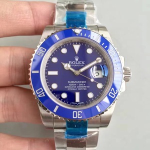 N Fabrik V7 Rolex Blue Water Ghost Nigga V7 Edition SUB Submariner Serie 116610LN mit Kalender.