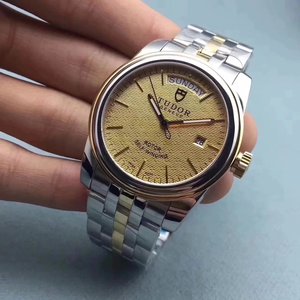 Boutique-Tudor Tudor Junjue Serie Herren mechanische Uhr 18 k Gold Gold Gesicht