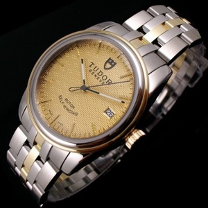 Kaiser Tuo Junyu Serie 18K gold Korn gold Oberfläche Drei-Nadel-Stahl-Gürtel automatische mechanische Herrenuhr Schweizer Uhr