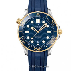 VS Fabrik Omega neue Seamaster 300M volle rose gold blau Oberfläche, Vollkeramik, automatische mechanische Uhr, Herrenuhr