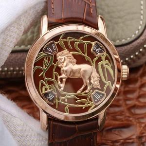 VE Factory Vacheron Constantin Art Master Series Pferd Modell mechanische Uhr echte Limited Edition