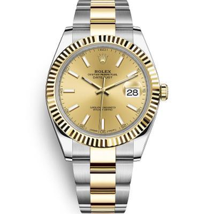 WWF Factory Uhr Rolex Datejust Serie m126333-0009 Herren Automatische Mechanische Uhr, 18k Gold