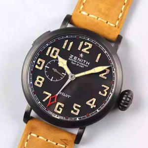 XF Fabrik Zenith Pilot importiert vollautomatische mechanische Uhrwerk, schließen unten neu