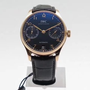 Top neu graviert zf Fabrik v4 IWC rose gold schwarz Gesicht Modell Die beste Version