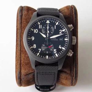 Zf Fabrik regraviert IWC PilotSerie TOP GUN Marine Luftkampfkraft MIRAMAR Chronograph Uhr Ruhm Debüt