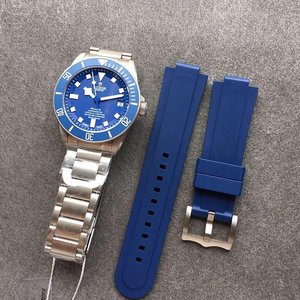 Zf Fabrik Tudor Pelagos25600TB blau Titan Blume klassische Tomahawk Zeiger mechanische Uhr