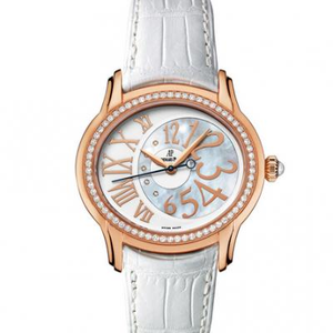 Audemars Piguet Millennium Series 77301OR.ZZ.D015CR.01 Reloj para mujer Precioso reloj con cinturón en línea Movimiento mecánico automático.