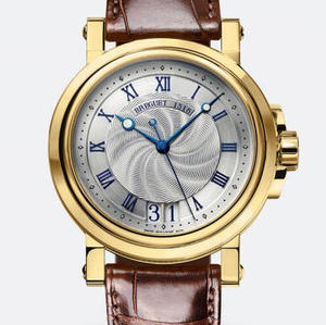 Breguet Marine 5817 reloj 18k oro hombre reloj de correa mecánico automático