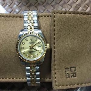 Corona de anillo Datejust de 28 mm de lanca evergreen de Taiwán, banda de acero (parte de oro medio) están cubiertas con el movimiento mecánico automático de oro de 18K Corona de anillo Datejust de 28 mm de lanca evergreen de Taiwán, banda de acero (parte de oro medio) están cubiertas con el movimiento mecánico automático de oro de 18K